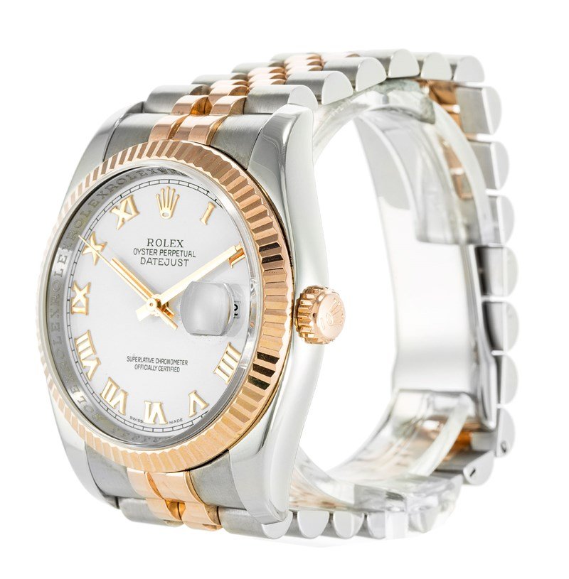 Replica Rolex Datejust 36mm White Dial 116231