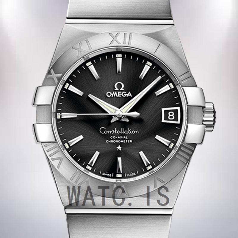 Omega Constellation 123.10.38.21.01.001 38mm Men Automatic Black Dial