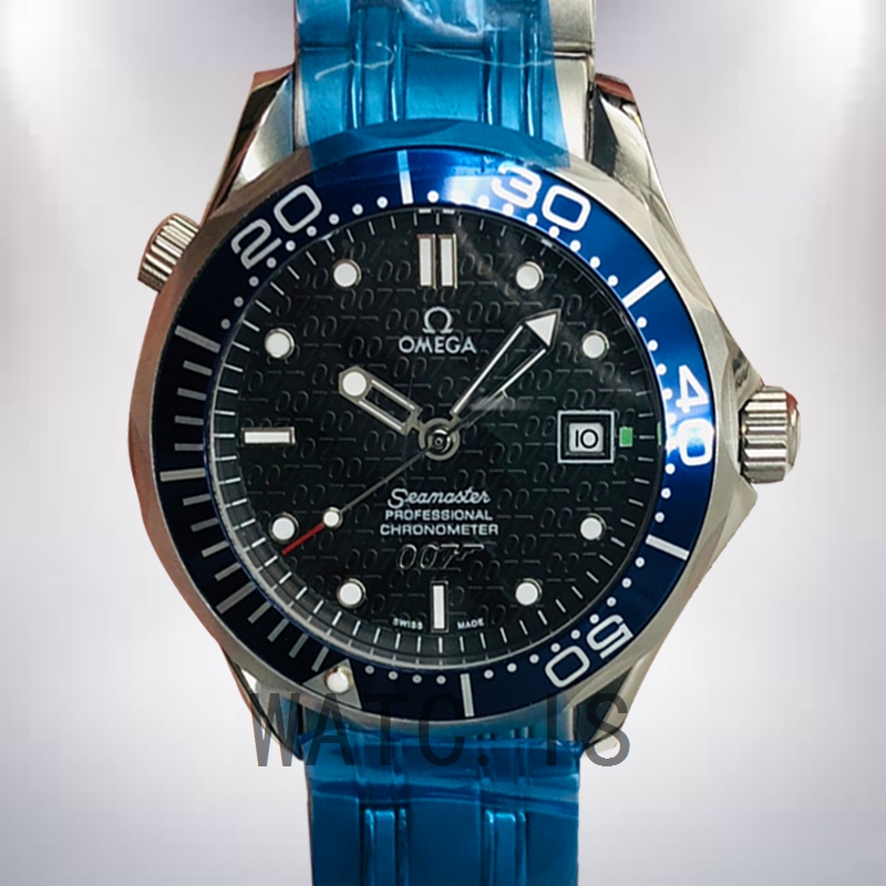 Omega Seamaster 41mm Men 2537.80.00 Bracelet Black Dial