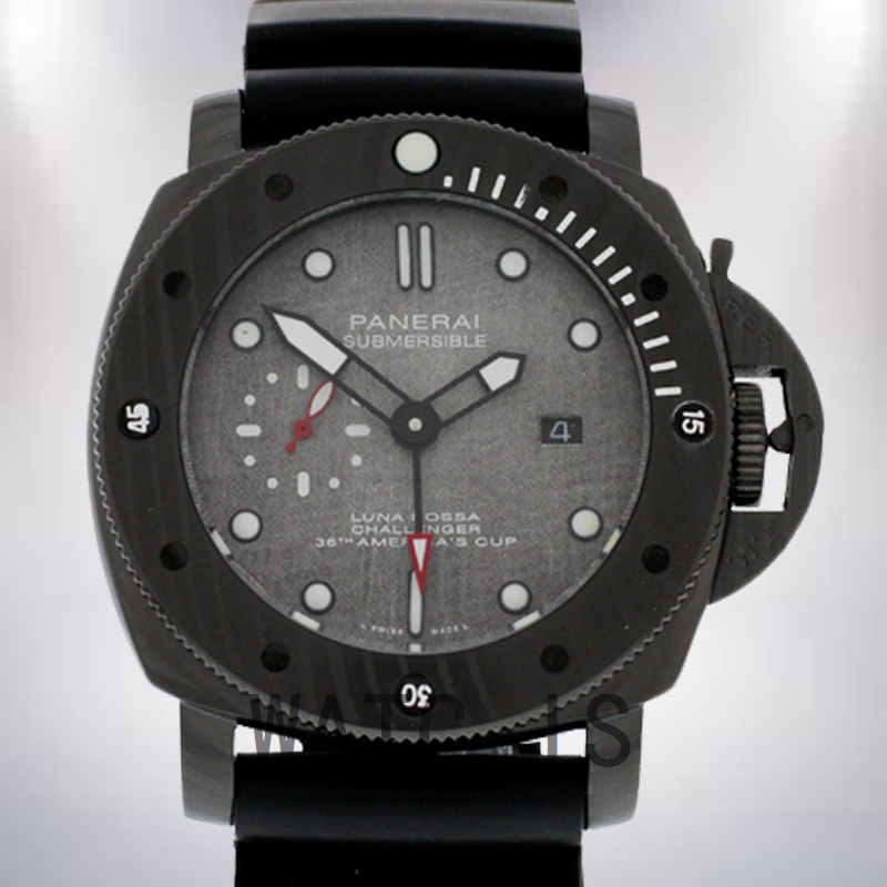 Panerai Submersible PAM01039 Men's 47mm Grey Dial