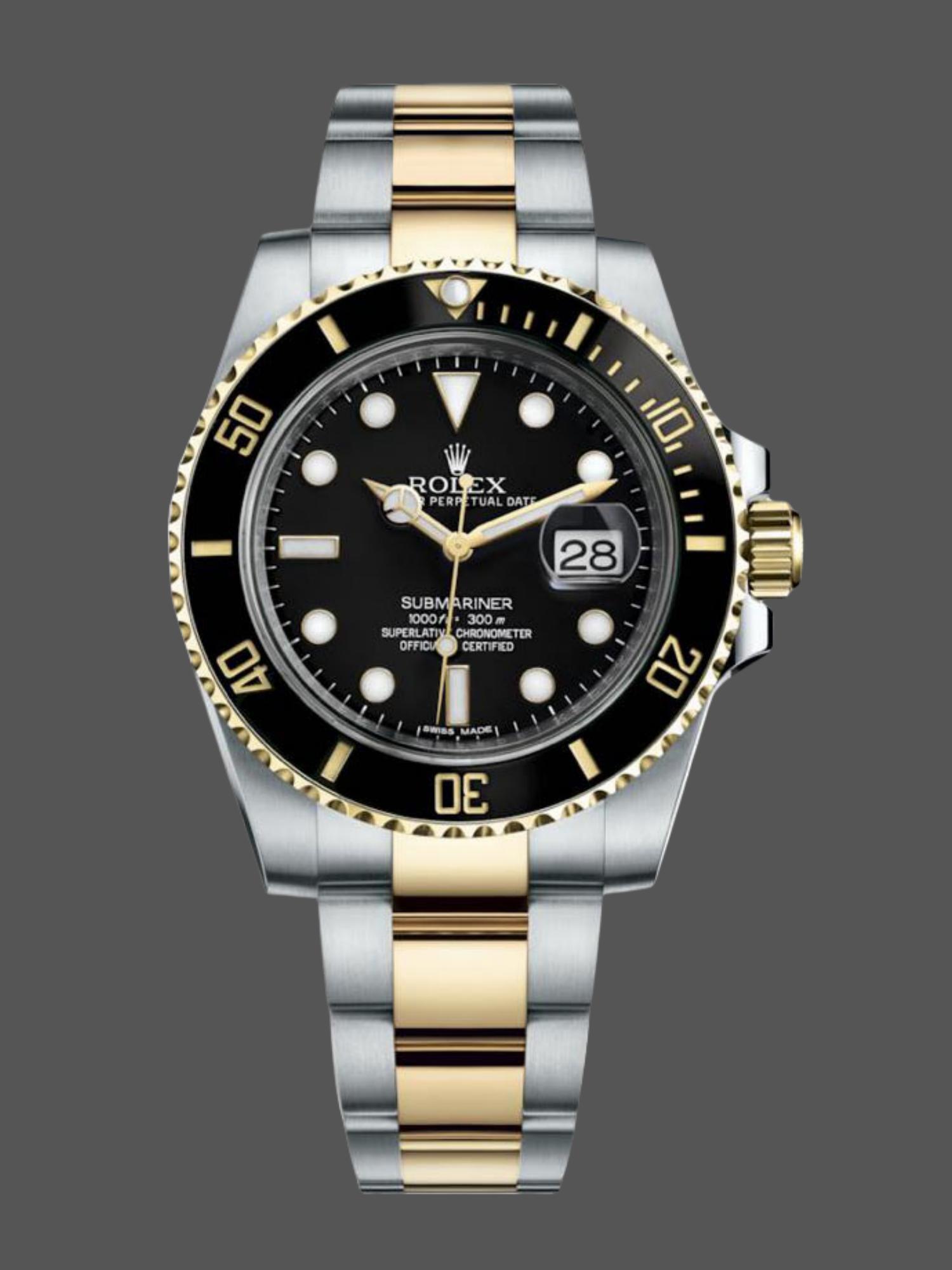 Rolex Submariner 126613LN Black Dial Black Bezel 41mm Mens Replica Watch