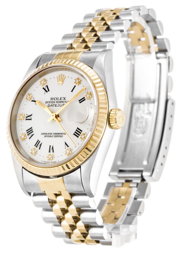 Replica Rolex Datejust 36mm White Dial 16233