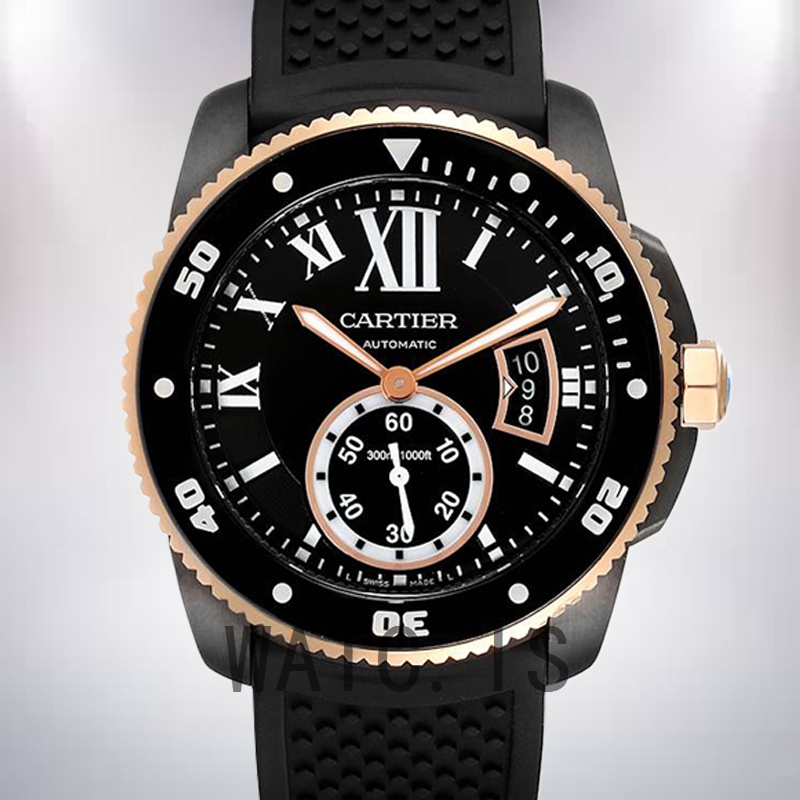 Cartier Calibre Men's W2CA0004 42mm Automatic Rubber Band