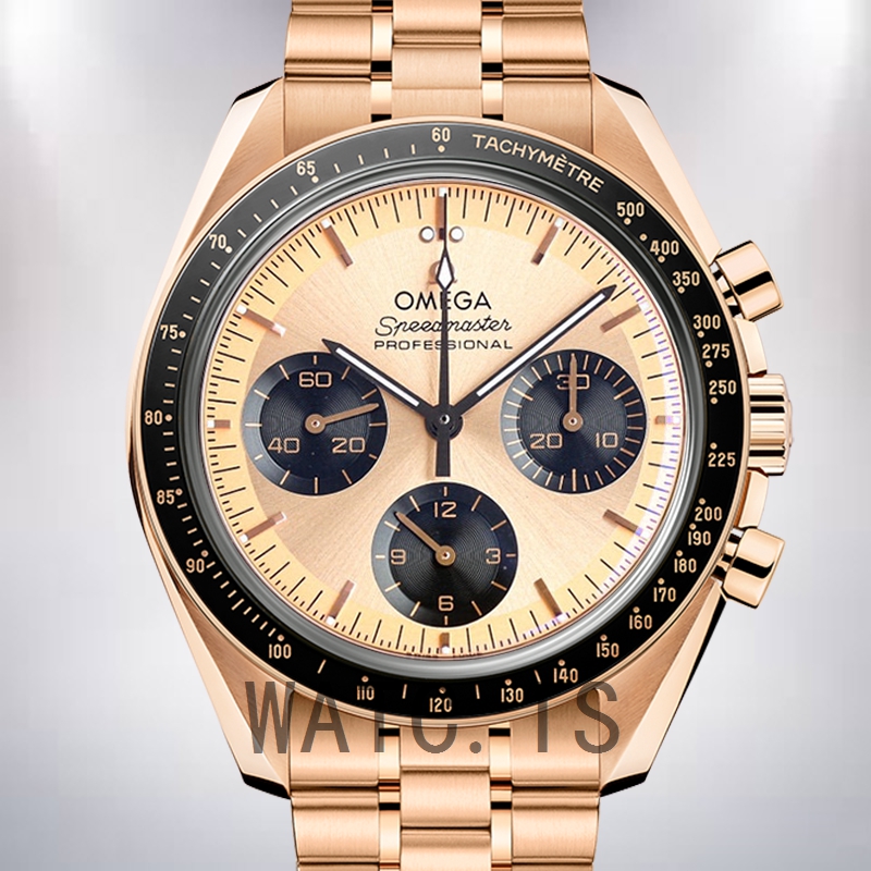 Omega Speedmaster Men 42mm 310.60.42.50.99.002 Automatic Rose Gold-tone