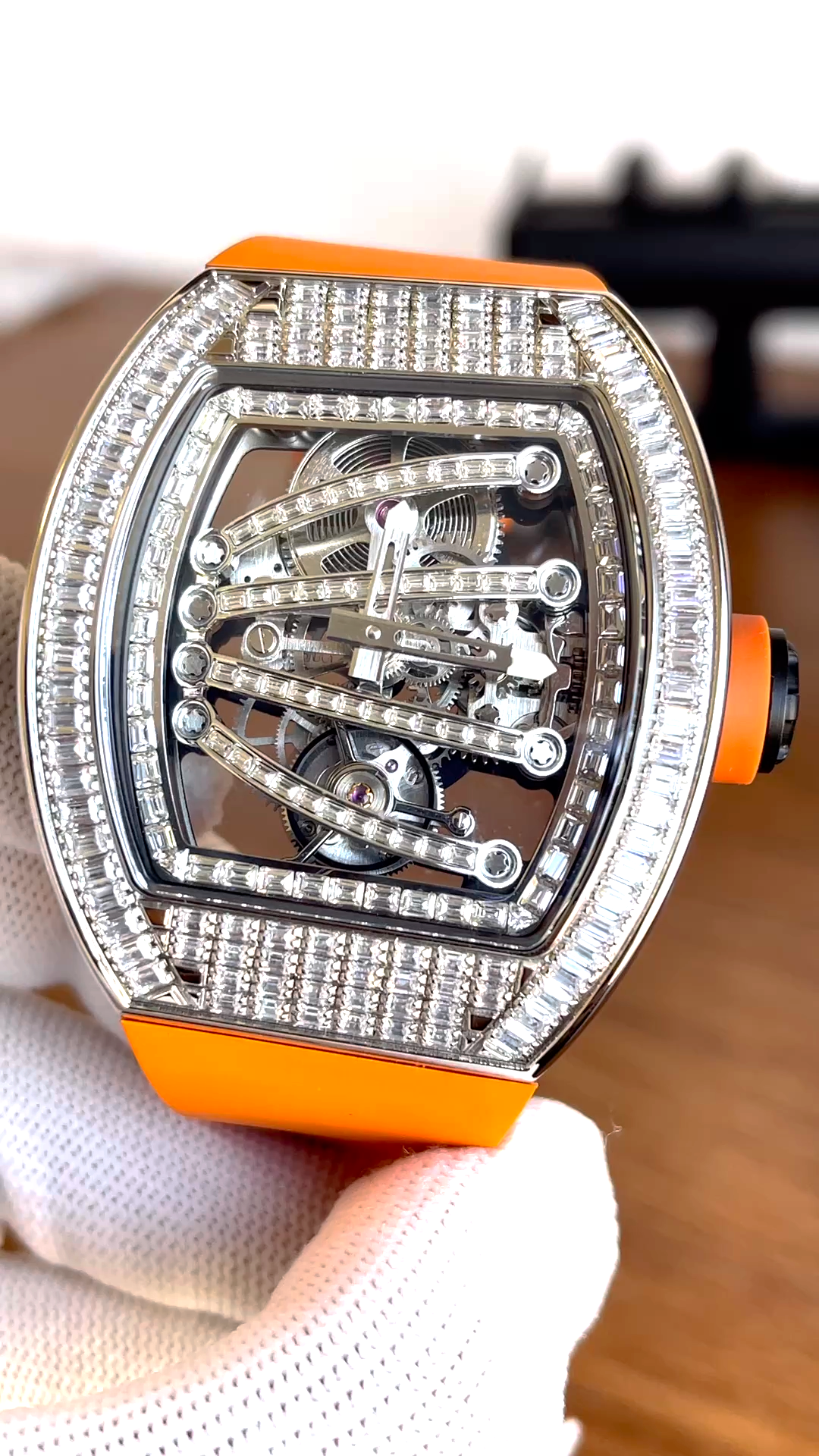 Richard Mille RM 59-01 Tourbillon Diamond Mens Watch