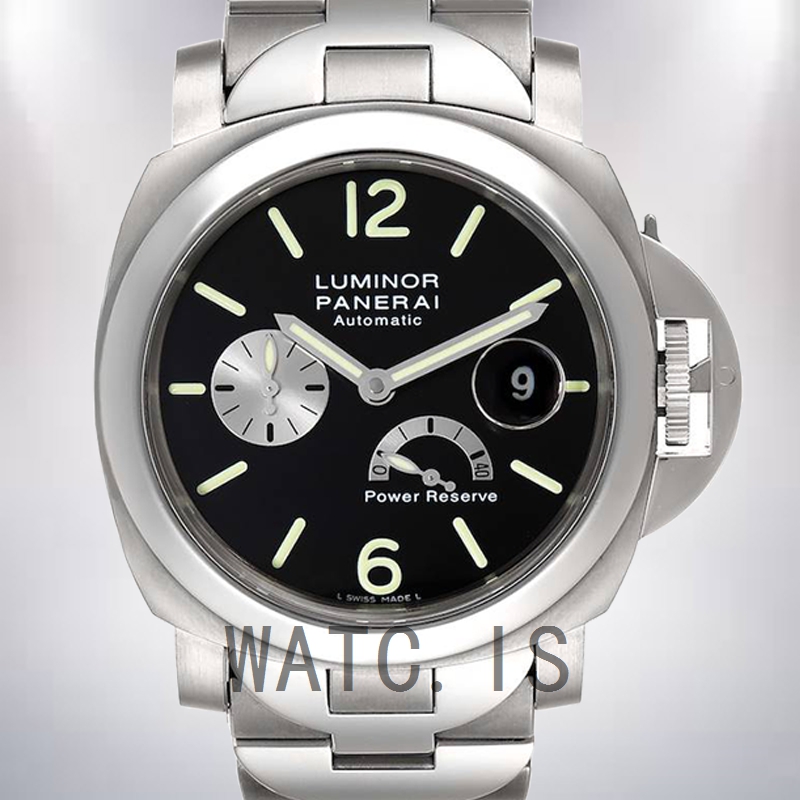Panerai Luminor Power Reserve Men's PAM00171 44mm Black Dial Bracelet