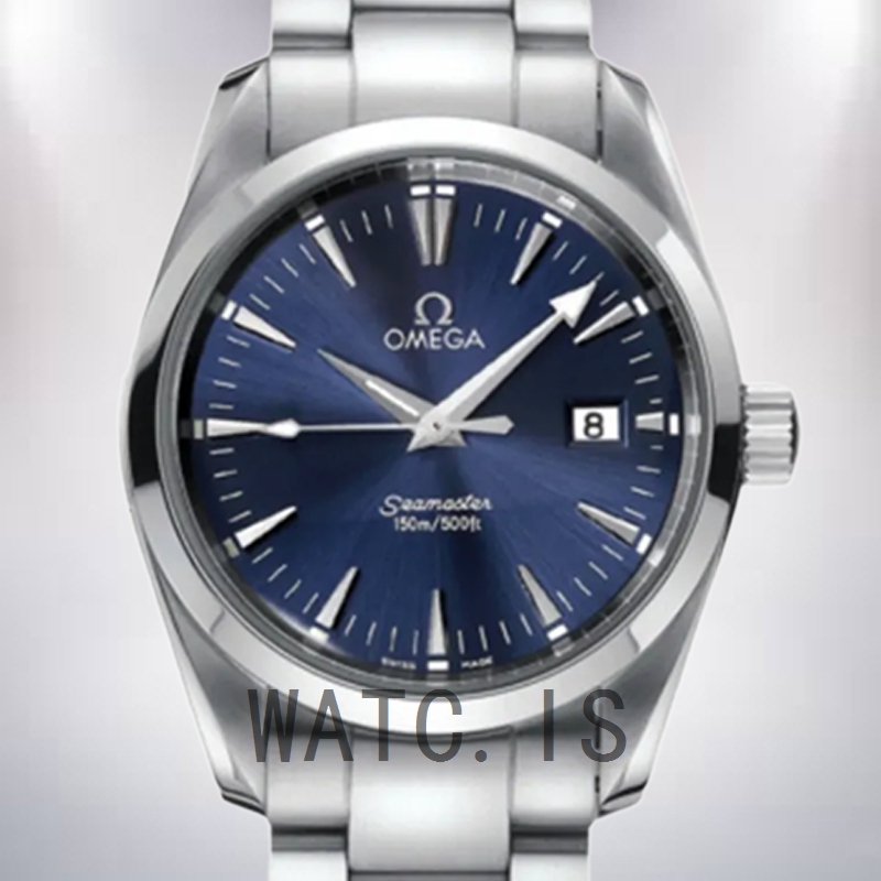 Omega Seamaster 41mm Men 2518.8 Blue Dial Silver-tone