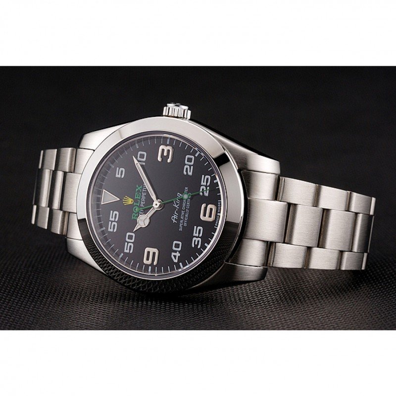 Replica Rolex Air-King 38mm Black Dial 1454020