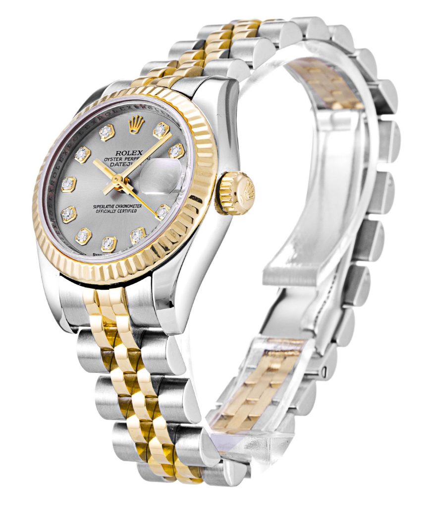 Replica Rolex Lady-Datejust 26mm White Dial 179173