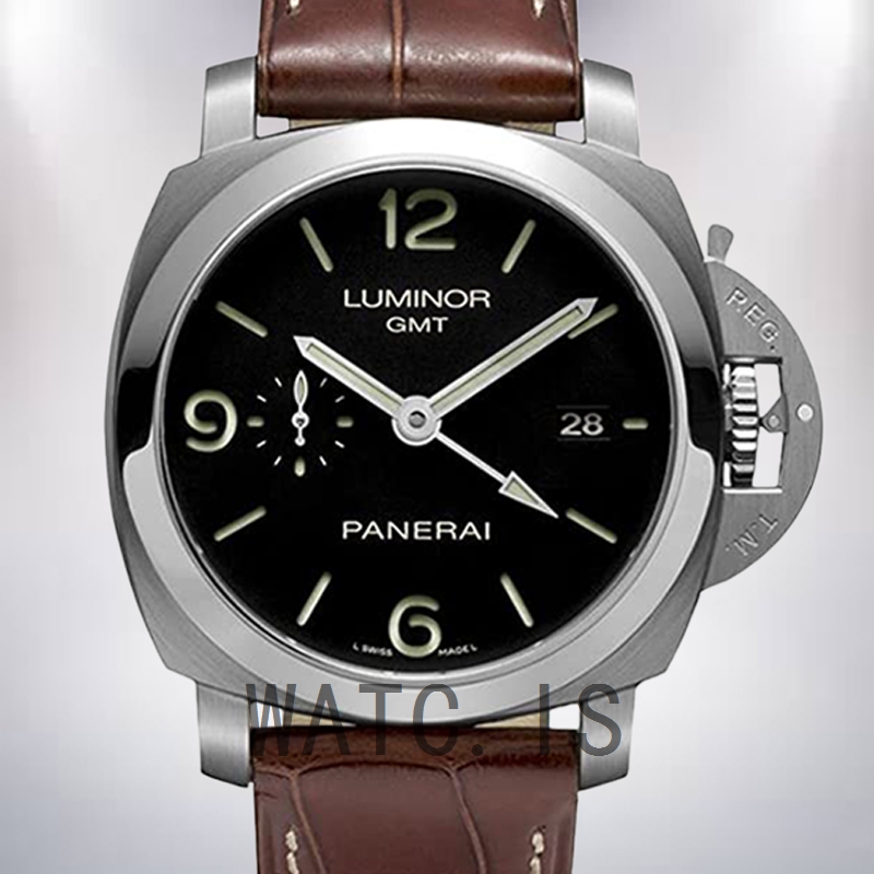 Panerai Luminor GMT Men's PAM00320-001 44mm Automatic Black Dial