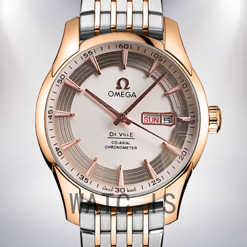 Omega De Ville 41mm DevilleWSB-005 Men White Dial Rose Gold-tone