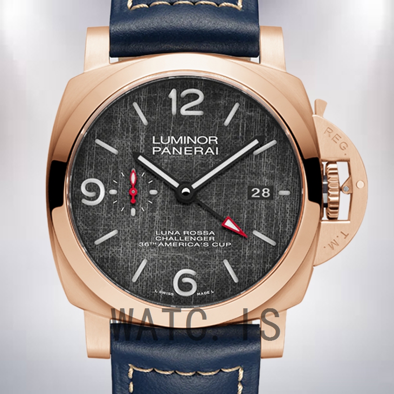 Panerai Luminor Men's PAM01036-001 44mm Leather Strap Automatic