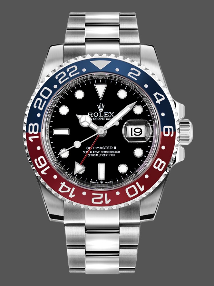 Rolex GMT-Master II 126710BLRO Black Dial 40MM Mens Replica Watch