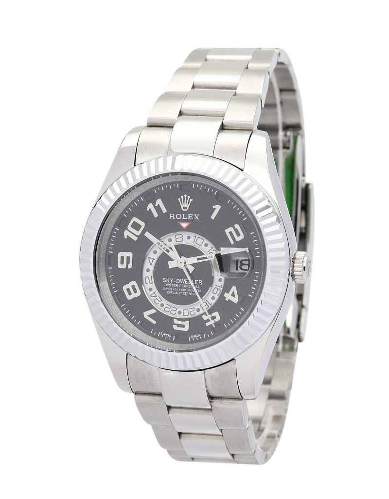 Replica Rolex Sky-Dweller 42mm Black Dial 326938