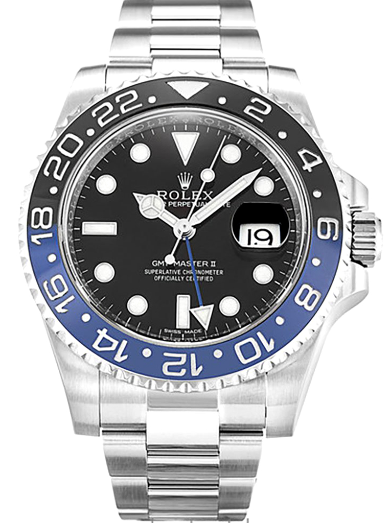 Replica Rolex GMT-Master II 40mm Black Dial 116710BLNR “Batman”