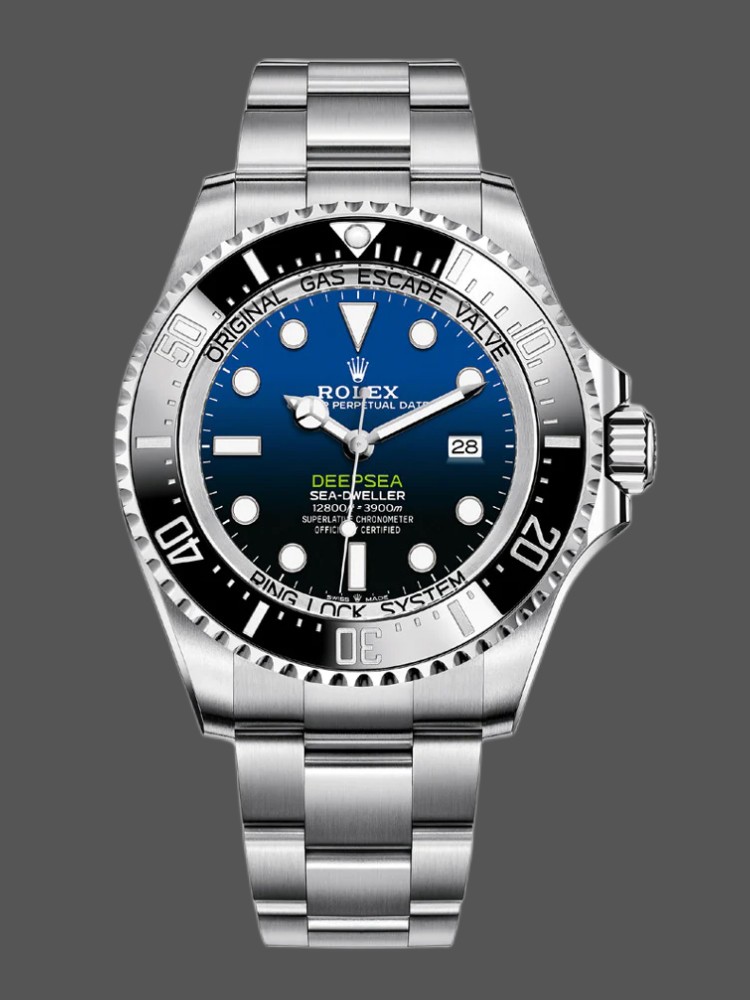 Rolex Sea-Dweller Deepsea 126660 Stainless Steel Black Blue Dial 44MM Mens Replica Watch