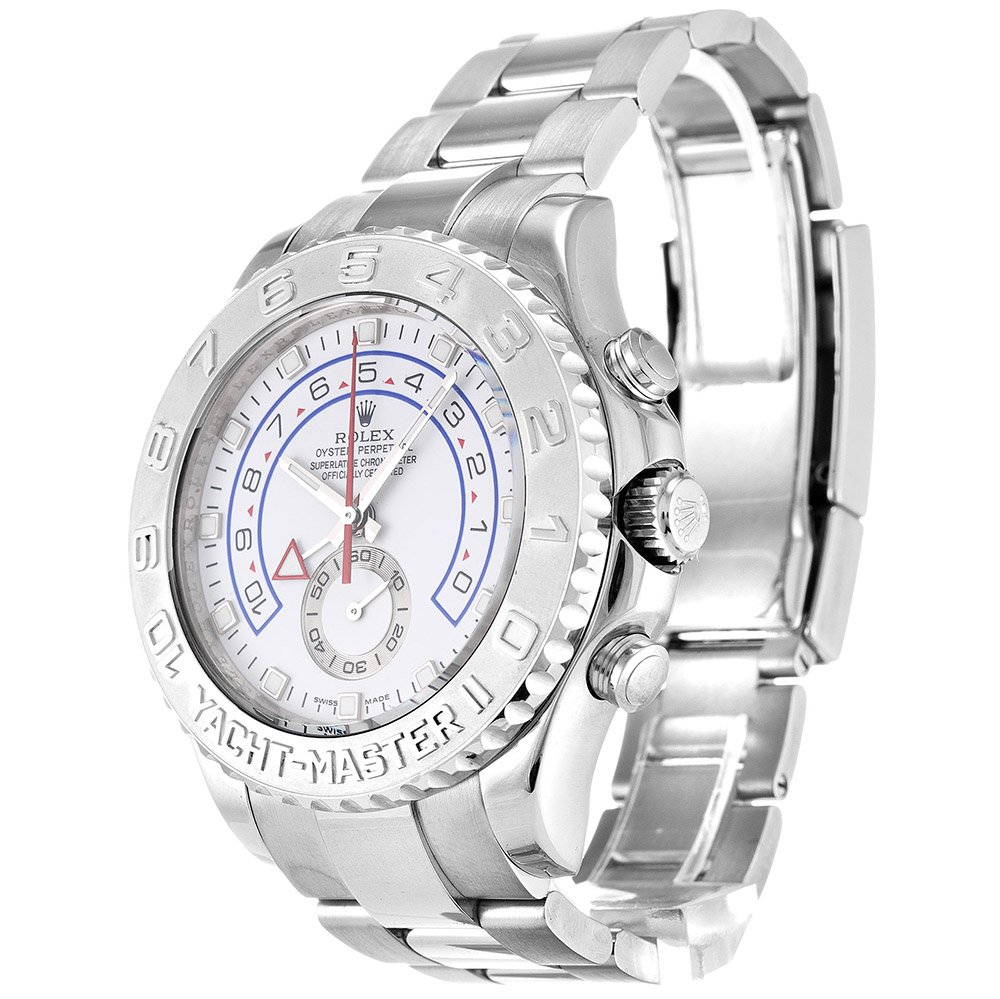 Replica Rolex Yacht-Master 44mm White Dial 116689