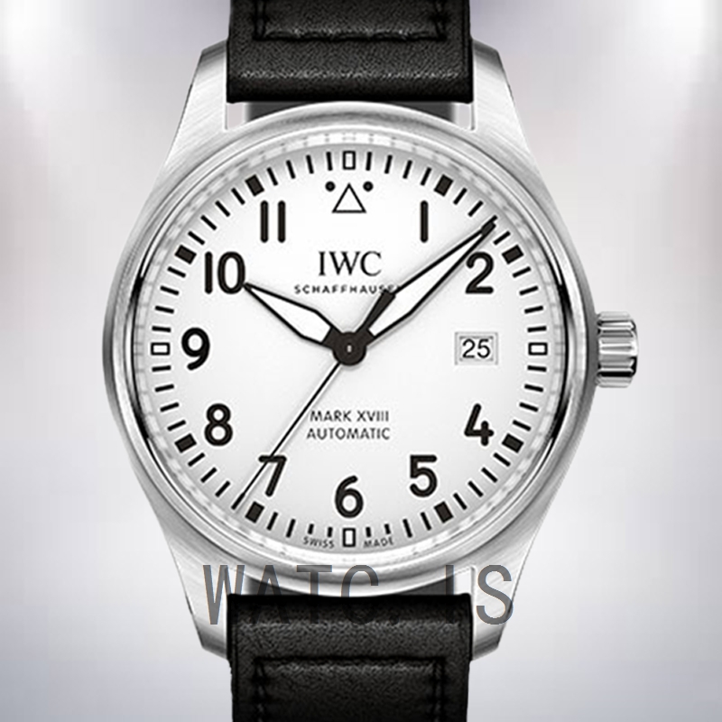 IWC Pilot 42mm/40mm IW327012 Men's Silver-tone White Dial
