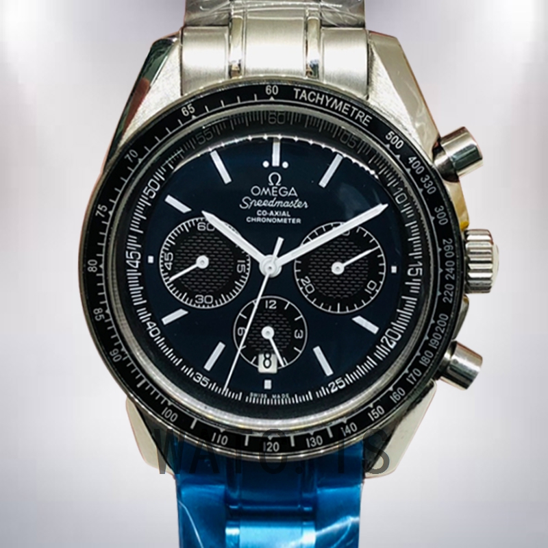 Omega Speedmaster 326.30.40.50.01.001 40mm Men Silver-tone Black Dial