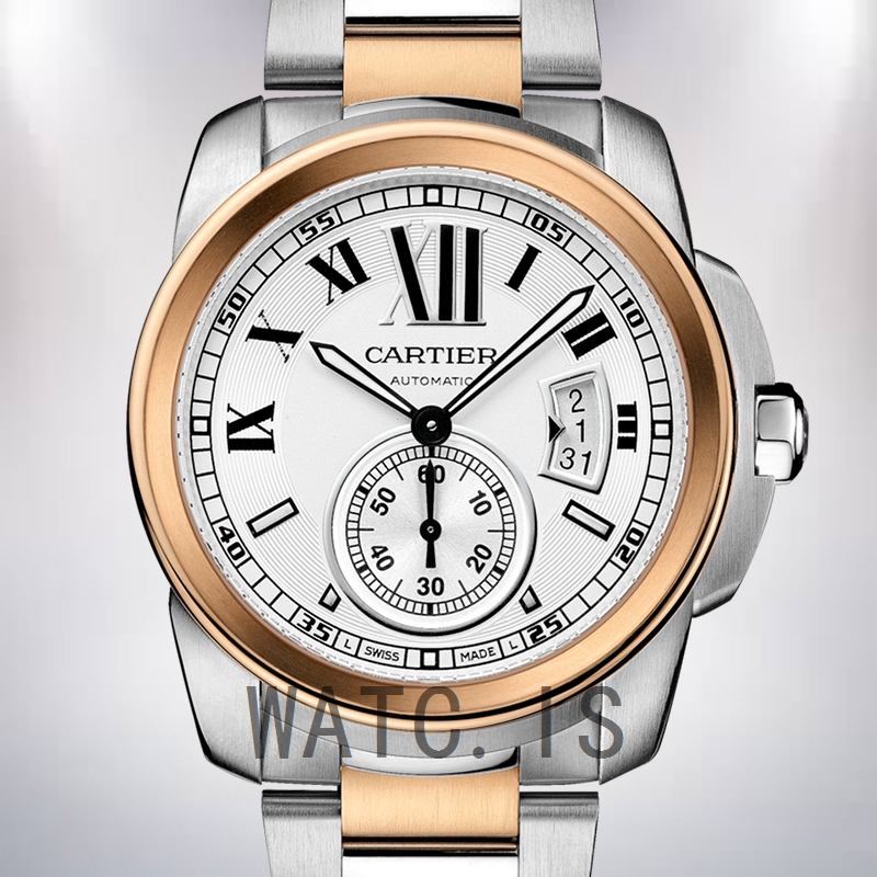Cartier Calibre W7100036 Men's 42mm Silver-tone Automatic