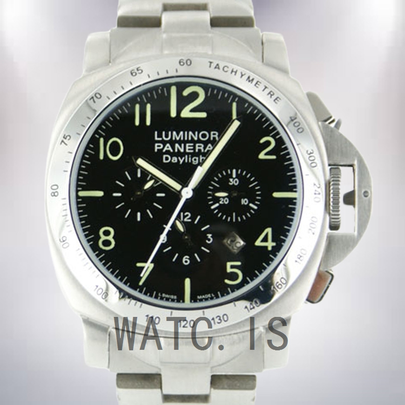 Panerai Luminor Daylight PAM00196 44mm Men's Silver-tone