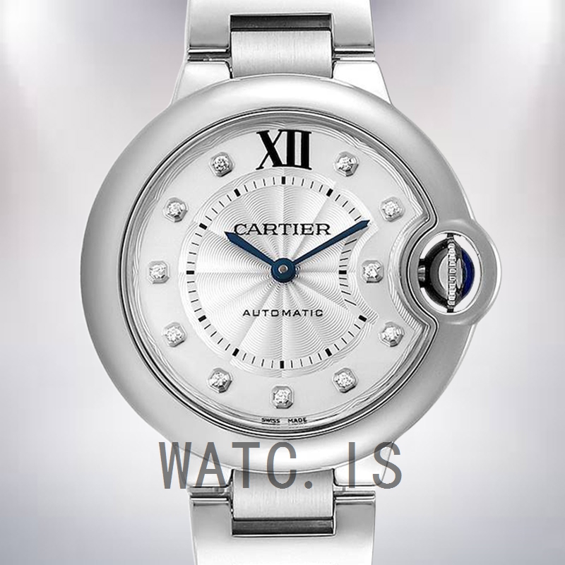 Cartier Ballon Bleu 36mm/24mm WE902074 Ladies Bracelet Silver-tone