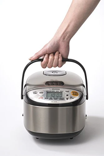 Zojirushi Rice Cooker & Warmer, 3-Cups, Stainless Black