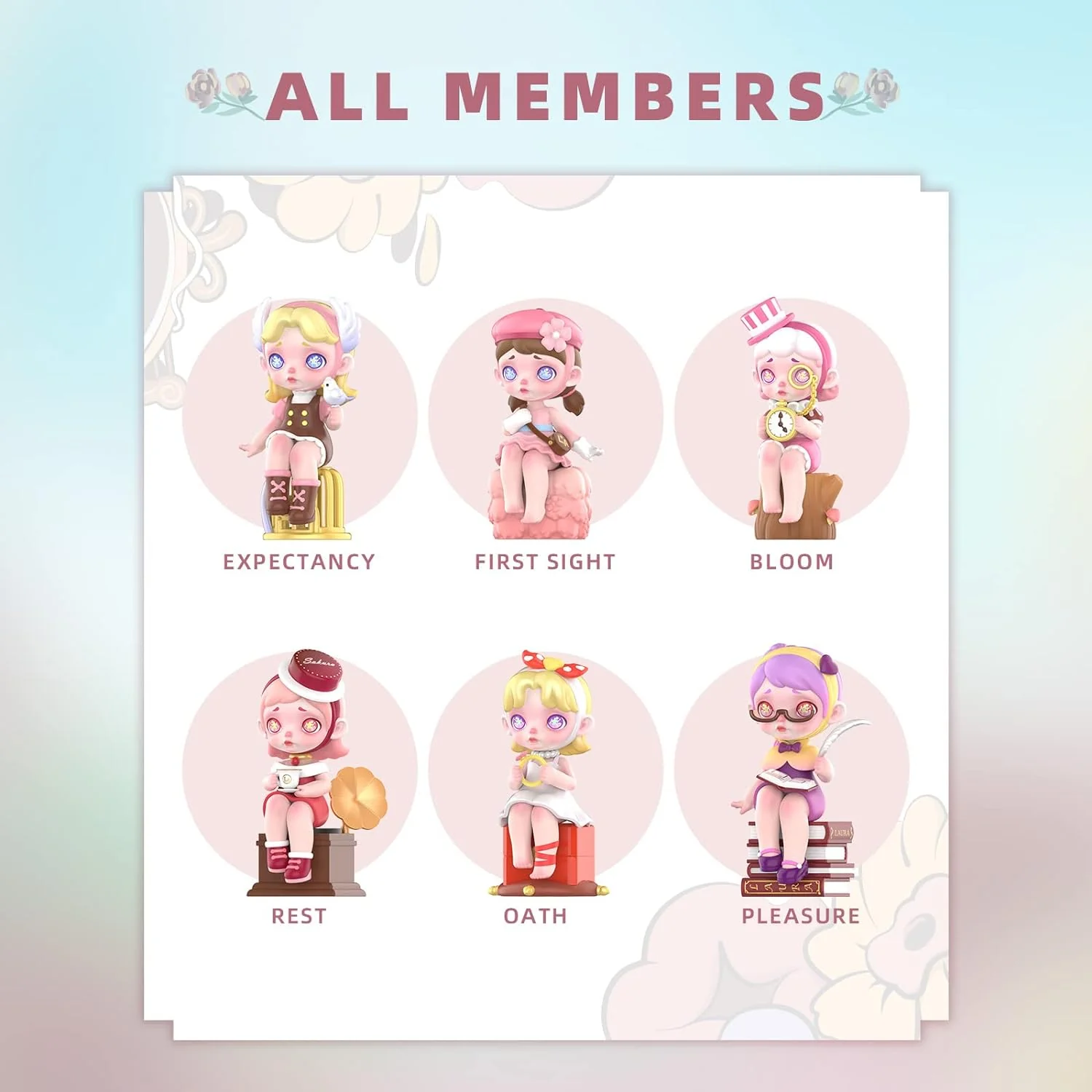 12-Pack Blind Box, Fashion Trendsetters Series Cute Blind Box Action Figures Popular Collectible Toys Birthday Halloween Christmas Gifts