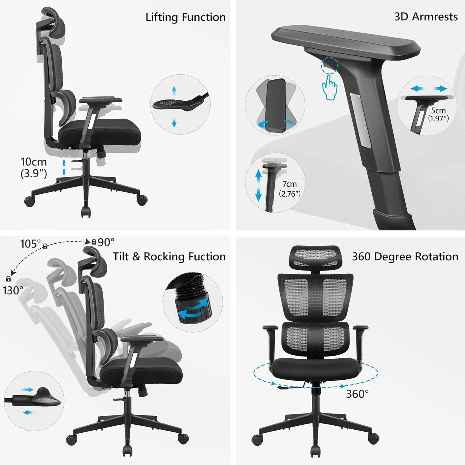 Gaming chair ergonomic office chair