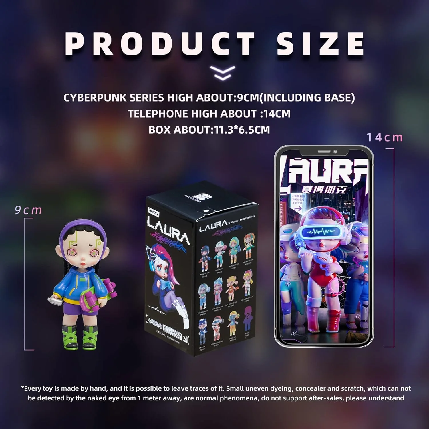 12-Pack Blind Box, Fashion Trendsetters Series Cute Blind Box Action Figures Popular Collectible Toys Birthday Halloween Christmas Gifts