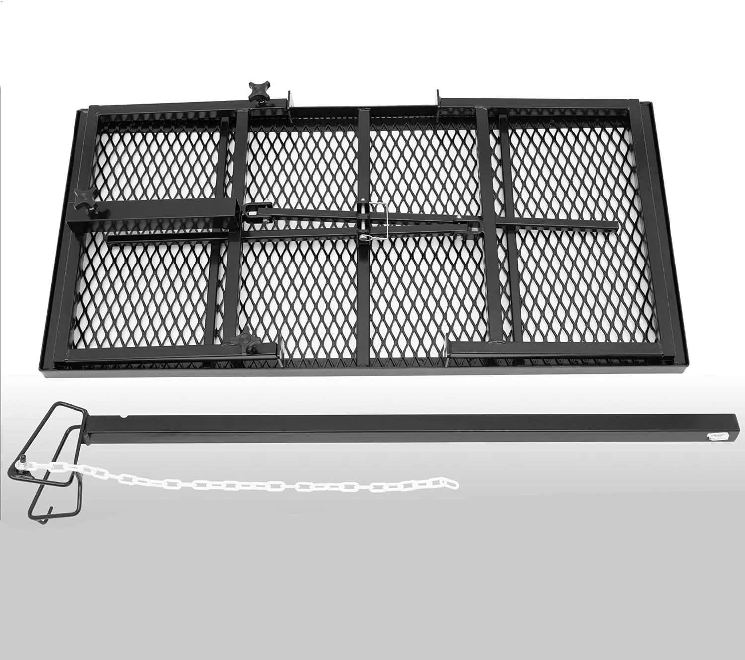 Weaver Leather Livestock Steel Trim Stand - Adjustable and Durable Trimming Stand for Sheep, Goats, and Other Livestock - Wire Headpiece Holds Animals in Place During Grooming, Black, 1 Ct (Pack of 1)