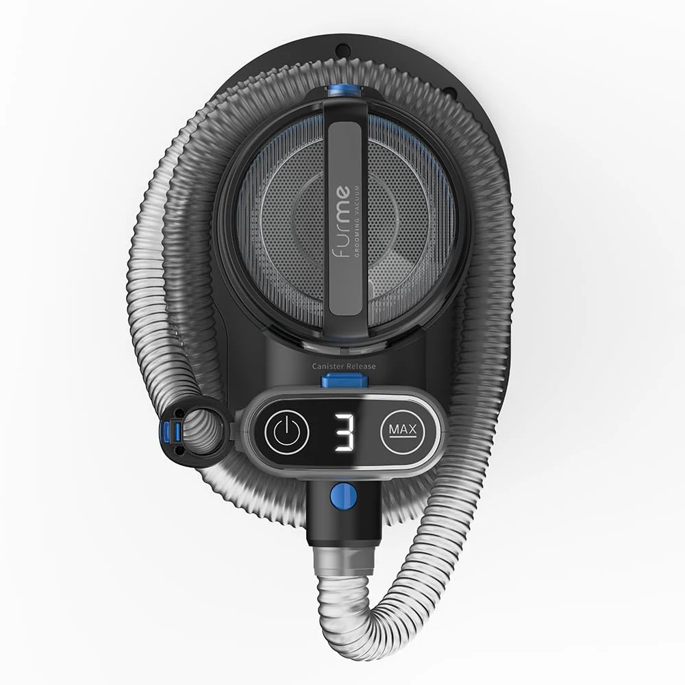 Professional Plus Pet Grooming Vacuum Kit, 5 Pet Grooming Tools, 2L Canister, Works for All Dogs, Cats, and Pet Fur