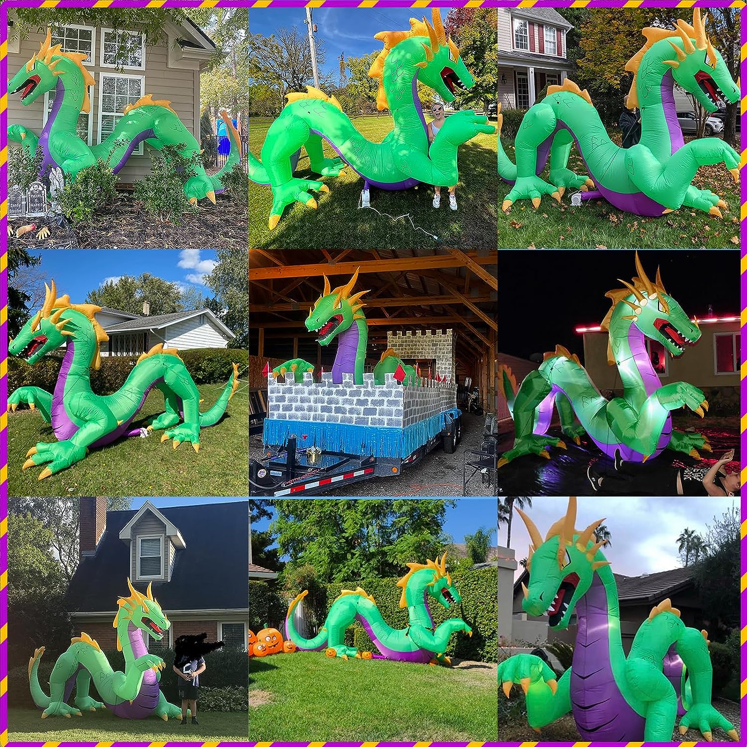 14ft Giant Inflatable Halloween Dragon