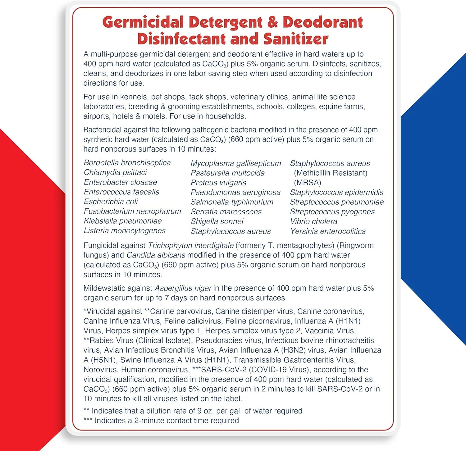 1-Step Kennel Cleaner - EPA Registered Liquid Concentrate Disinfectant and Deodorizer, Effective Against Bacteria and Viruses - 5 Gallons by Alpha Tech Pet