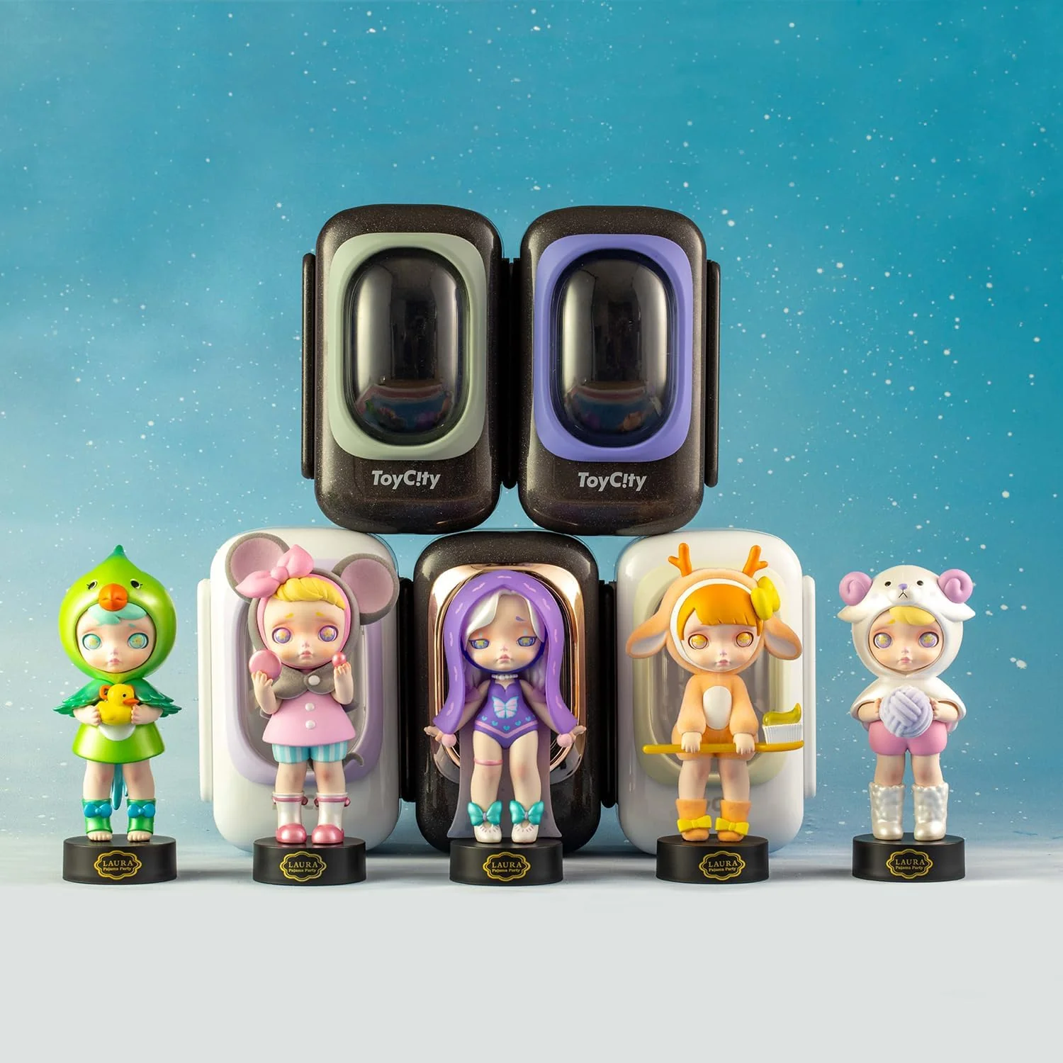 12-Pack Blind Box, Fashion Trendsetters Series Cute Blind Box Action Figures Popular Collectible Toys Birthday Halloween Christmas Gifts