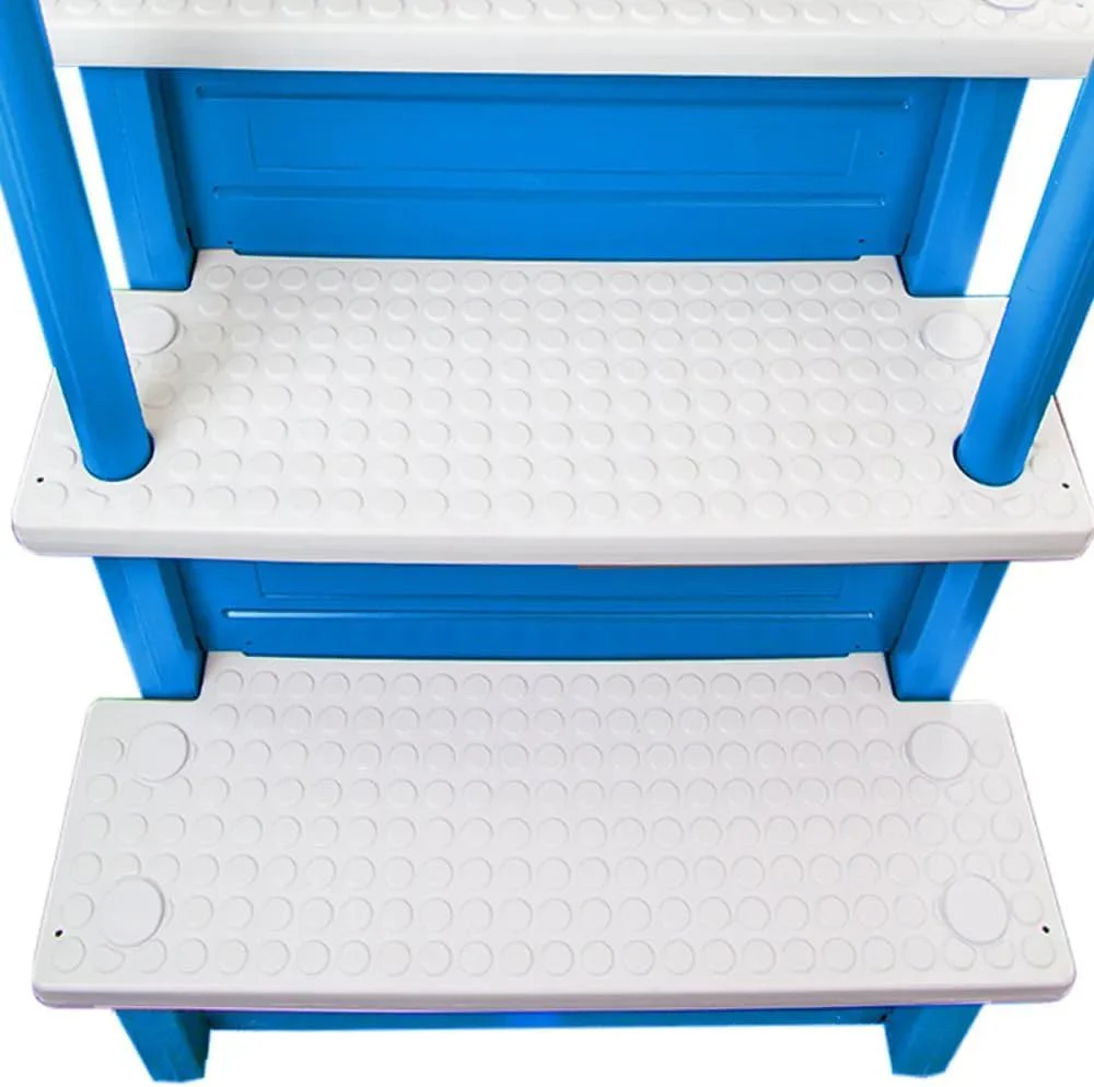 Select Anti-Slip in-Pool Steps | Gray | for Above Ground Swimming Pools | Can Mount to Decks 48