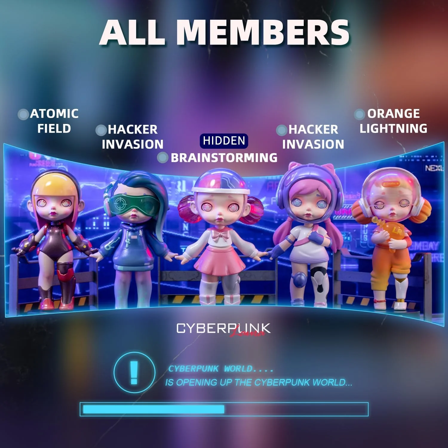 12-Pack Blind Box, Fashion Trendsetters Series Cute Blind Box Action Figures Popular Collectible Toys Birthday Halloween Christmas Gifts