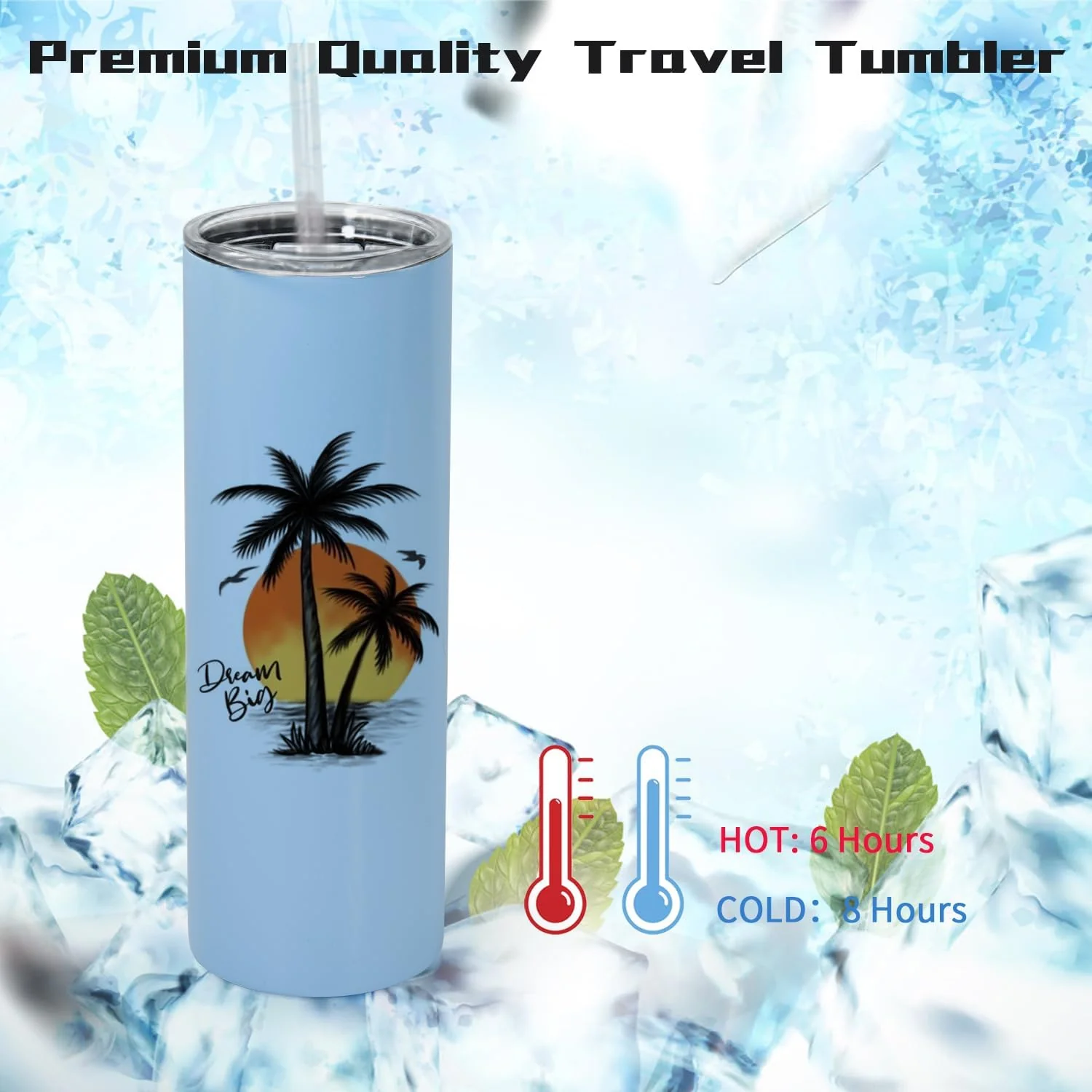 40 oz sublimation glass