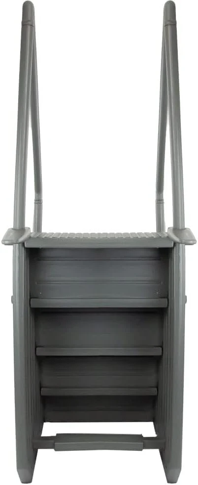 Select Anti-Slip in-Pool Steps | Gray | for Above Ground Swimming Pools | Can Mount to Decks 48