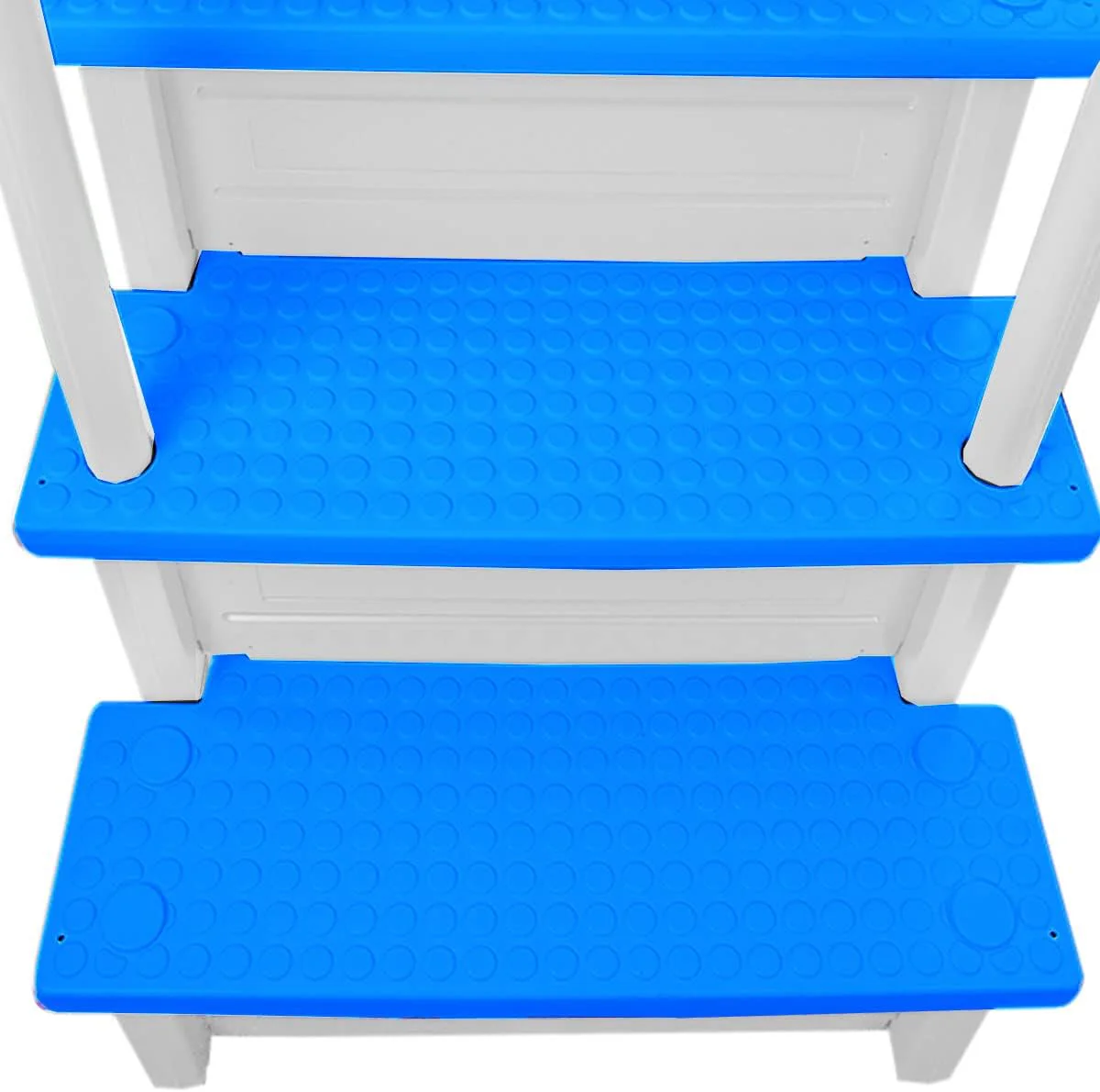 Select Anti-Slip in-Pool Steps | Gray | for Above Ground Swimming Pools | Can Mount to Decks 48