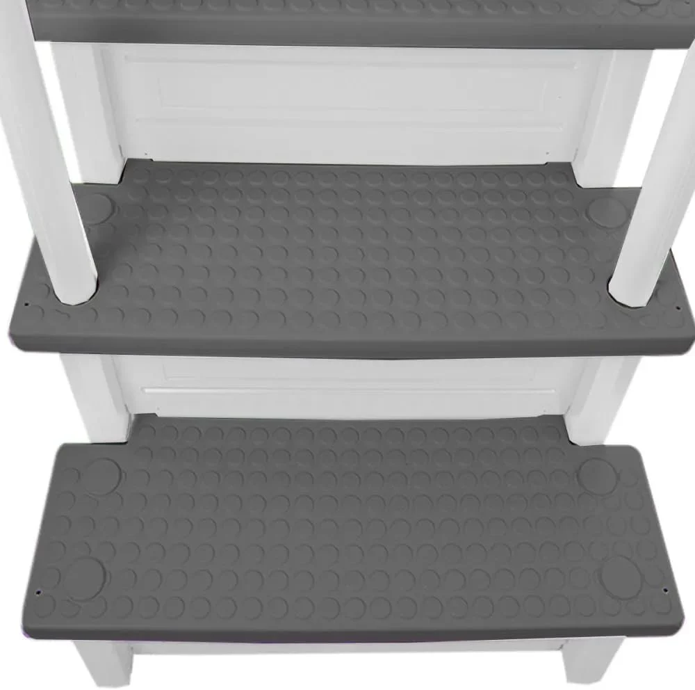 Select Anti-Slip in-Pool Steps | Gray | for Above Ground Swimming Pools | Can Mount to Decks 48