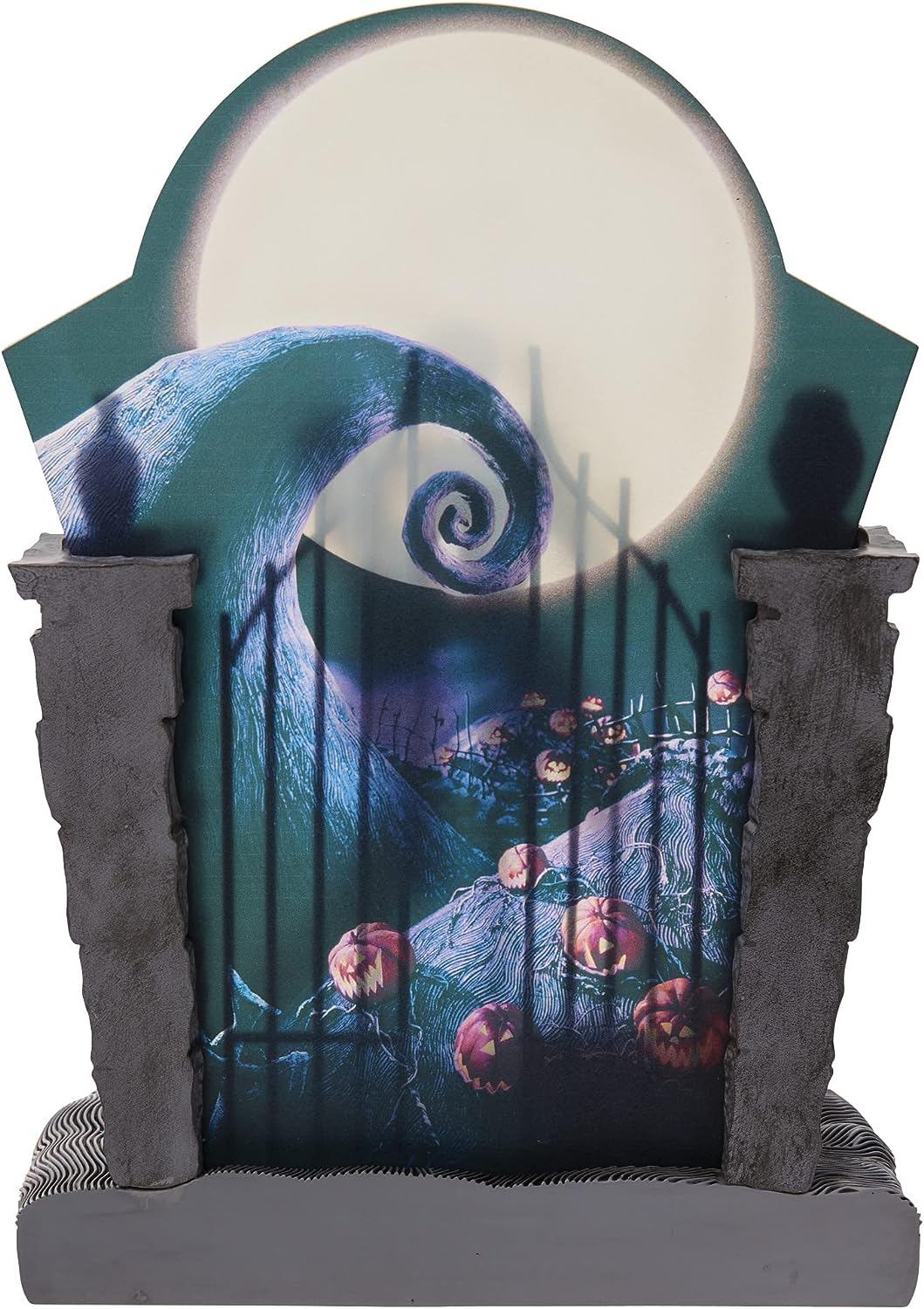 Nightmare Jack and Sally Dancing Light Statue, 9