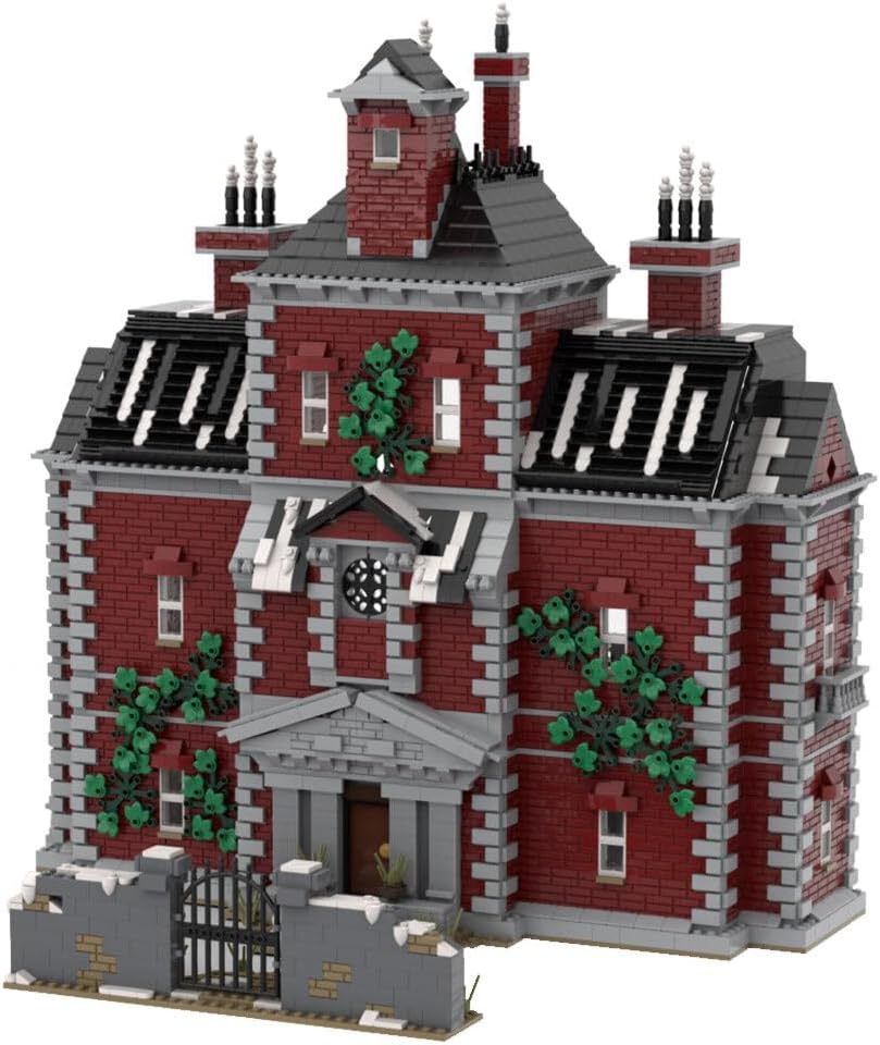 Christmas Country Church Building Kit, MOC-147549 Winter Modular Building Blocks Christmas House Building Block Building Toy (1769 Pieces)