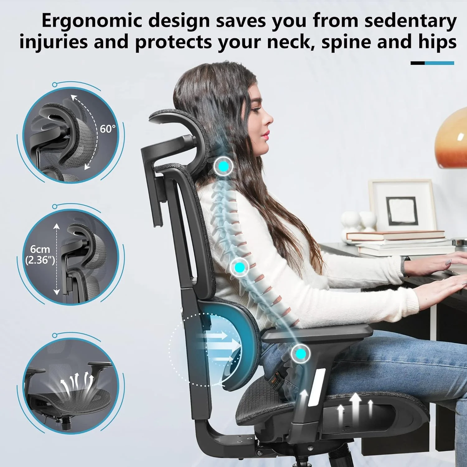 Gaming chair ergonomic office chair