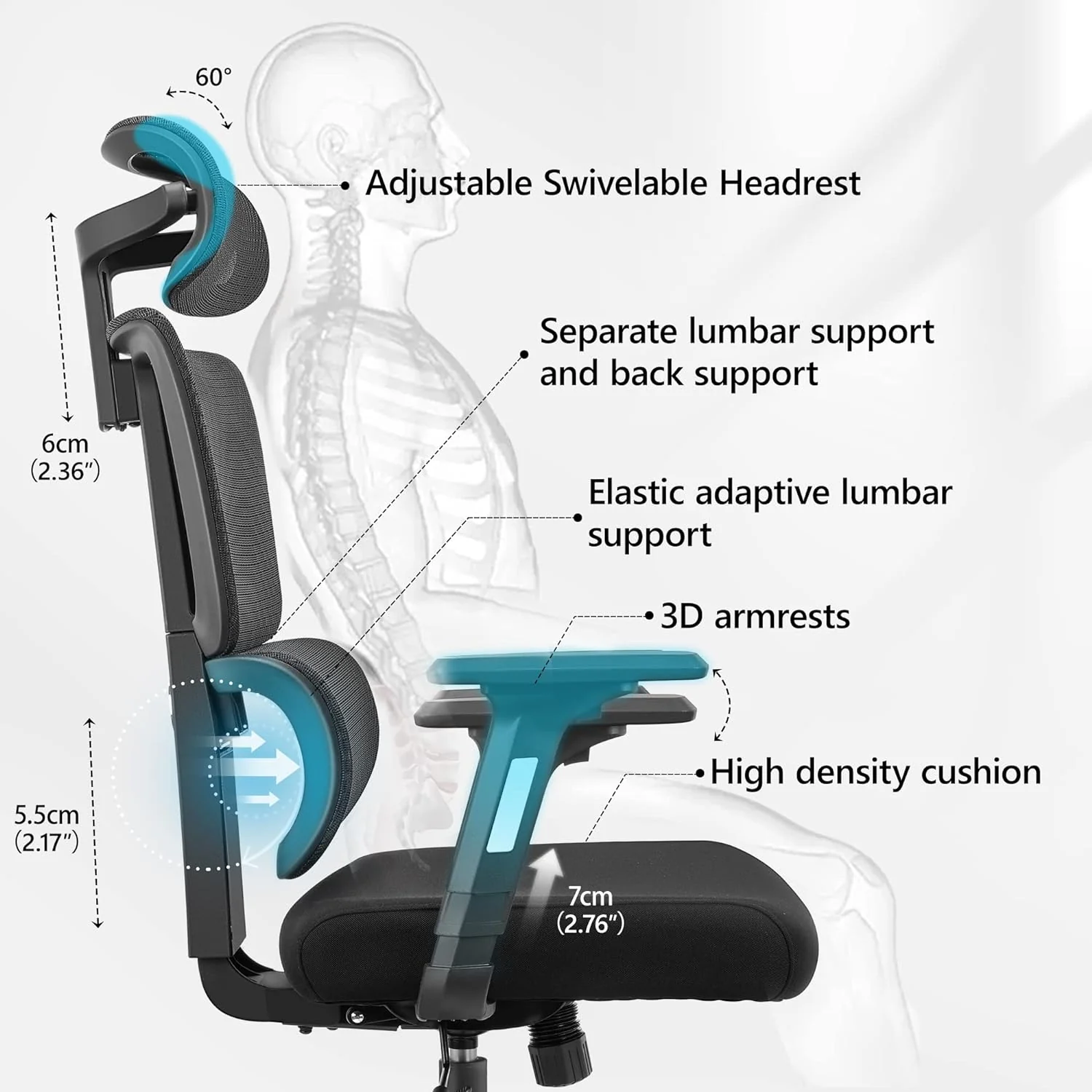 Gaming chair ergonomic office chair