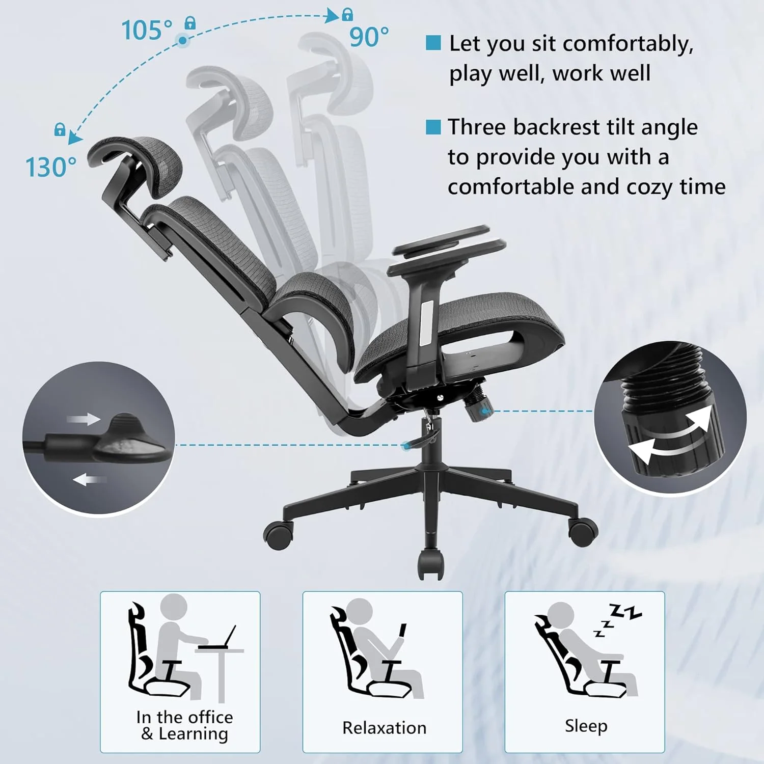 Gaming chair ergonomic office chair