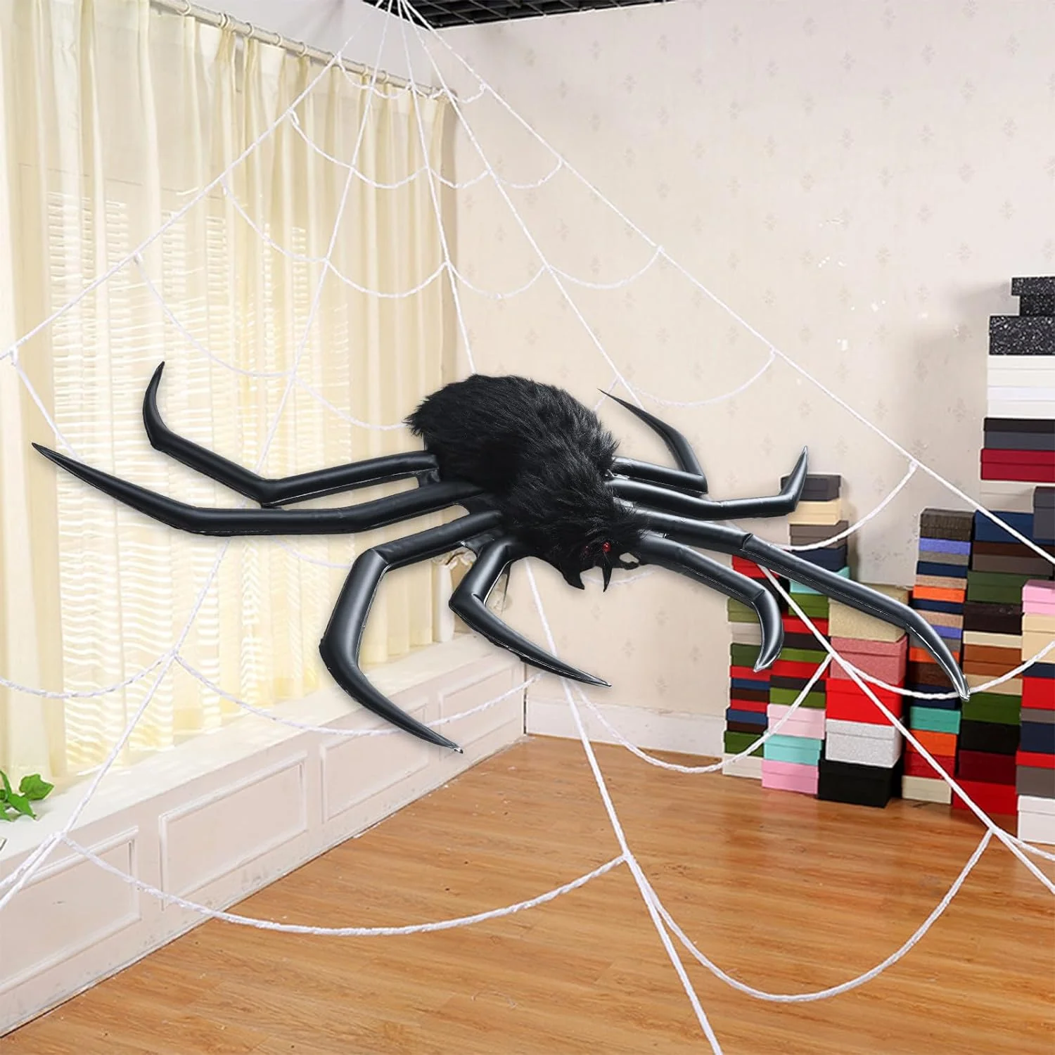 Halloween inflatable spider