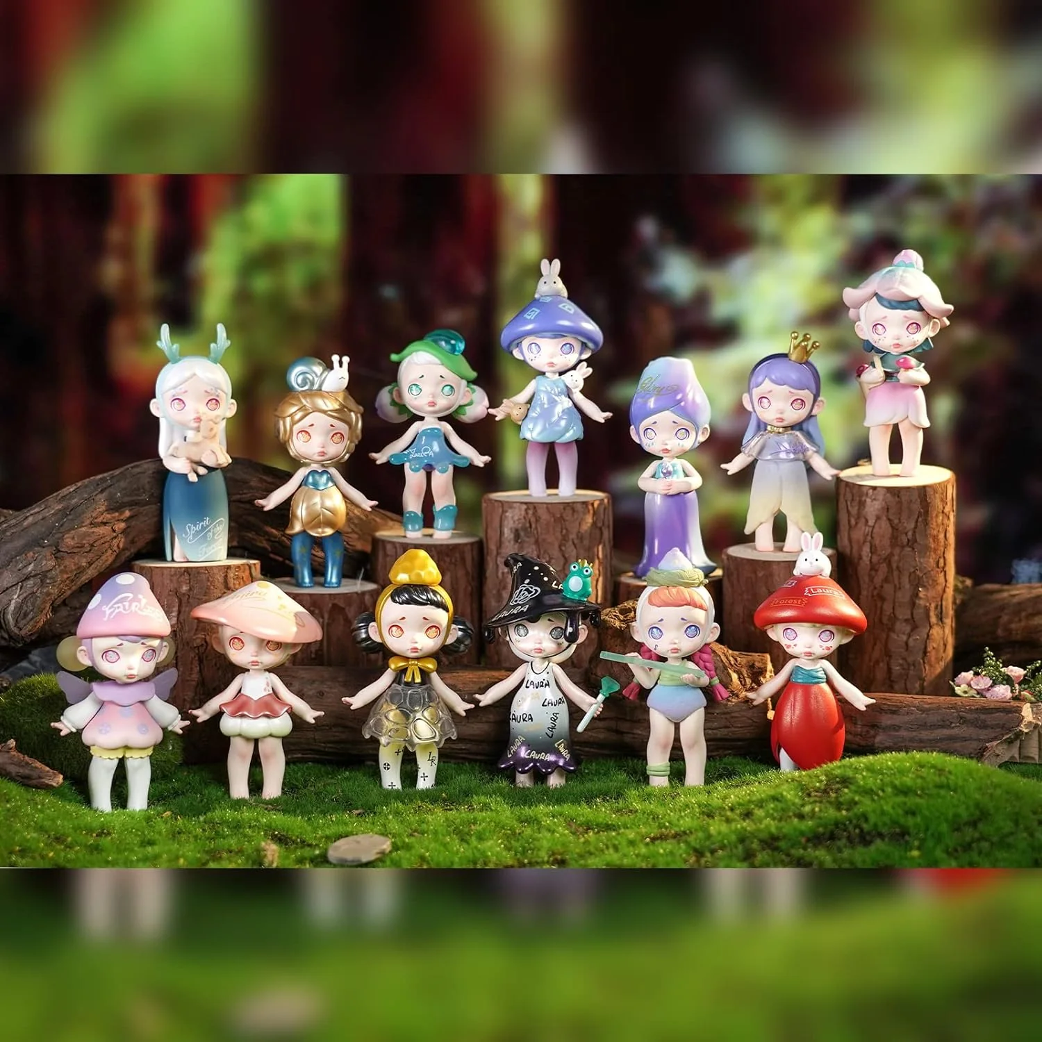 12-Pack Blind Box, Fashion Trendsetters Series Cute Blind Box Action Figures Popular Collectible Toys Birthday Halloween Christmas Gifts