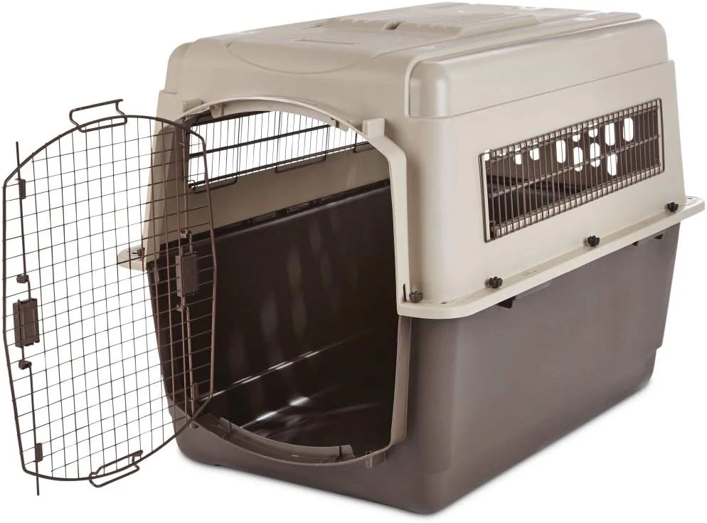 Petmate Ultra Vari Dog Kennel for Extra Large Dogs (Durable, Heavy Duty Dog Travel Crate, Made with Recycled Materials, 48 in. Long) 90 to 125 lbs, Made in USA