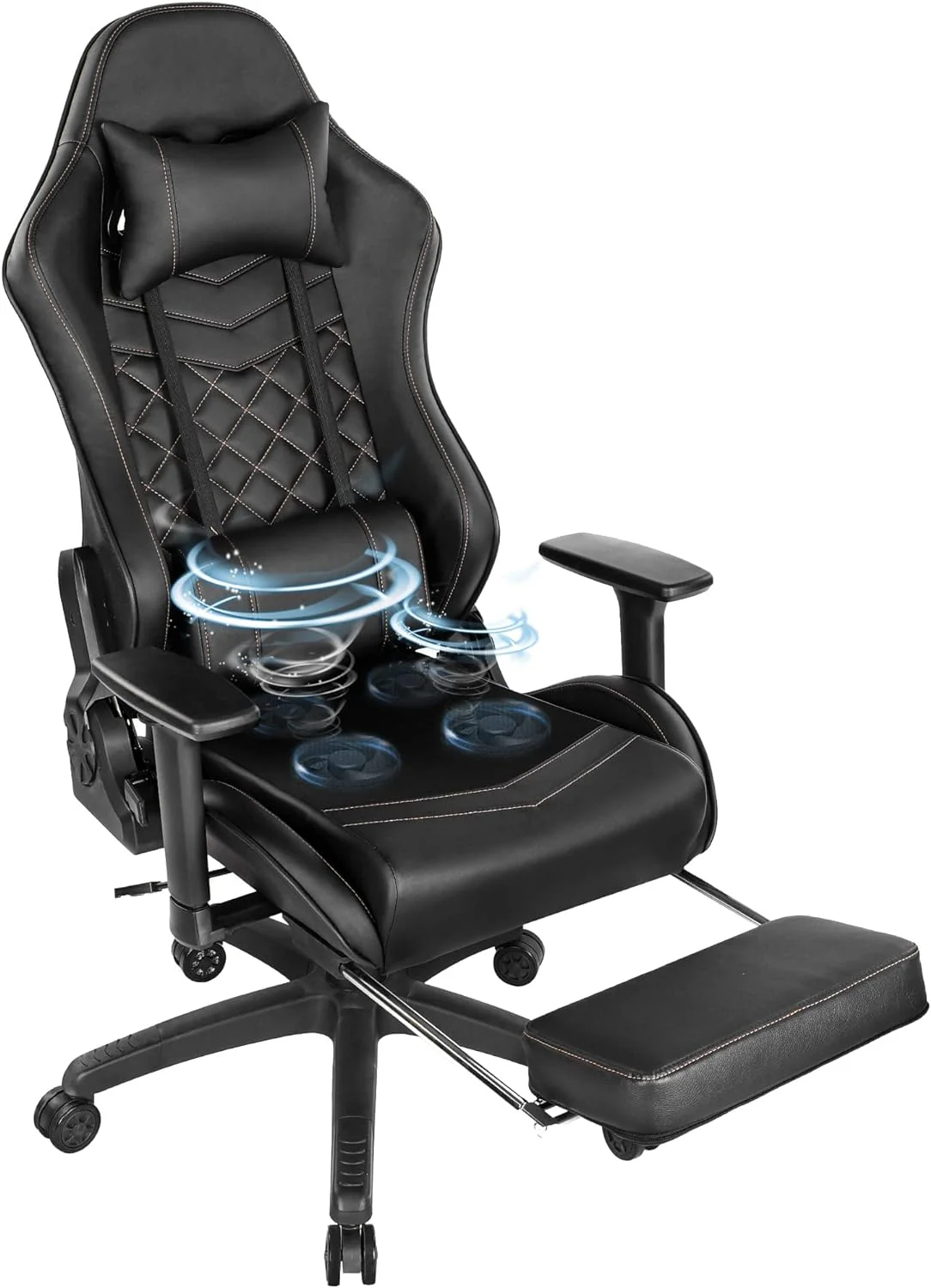 Classic PU Leather Large and Tall Ergonomic Computer Chair
